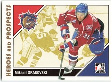 2007-08 In The Game Heroes and Prospects #40 Mikhail Grabovski Hamilton Bulldogs