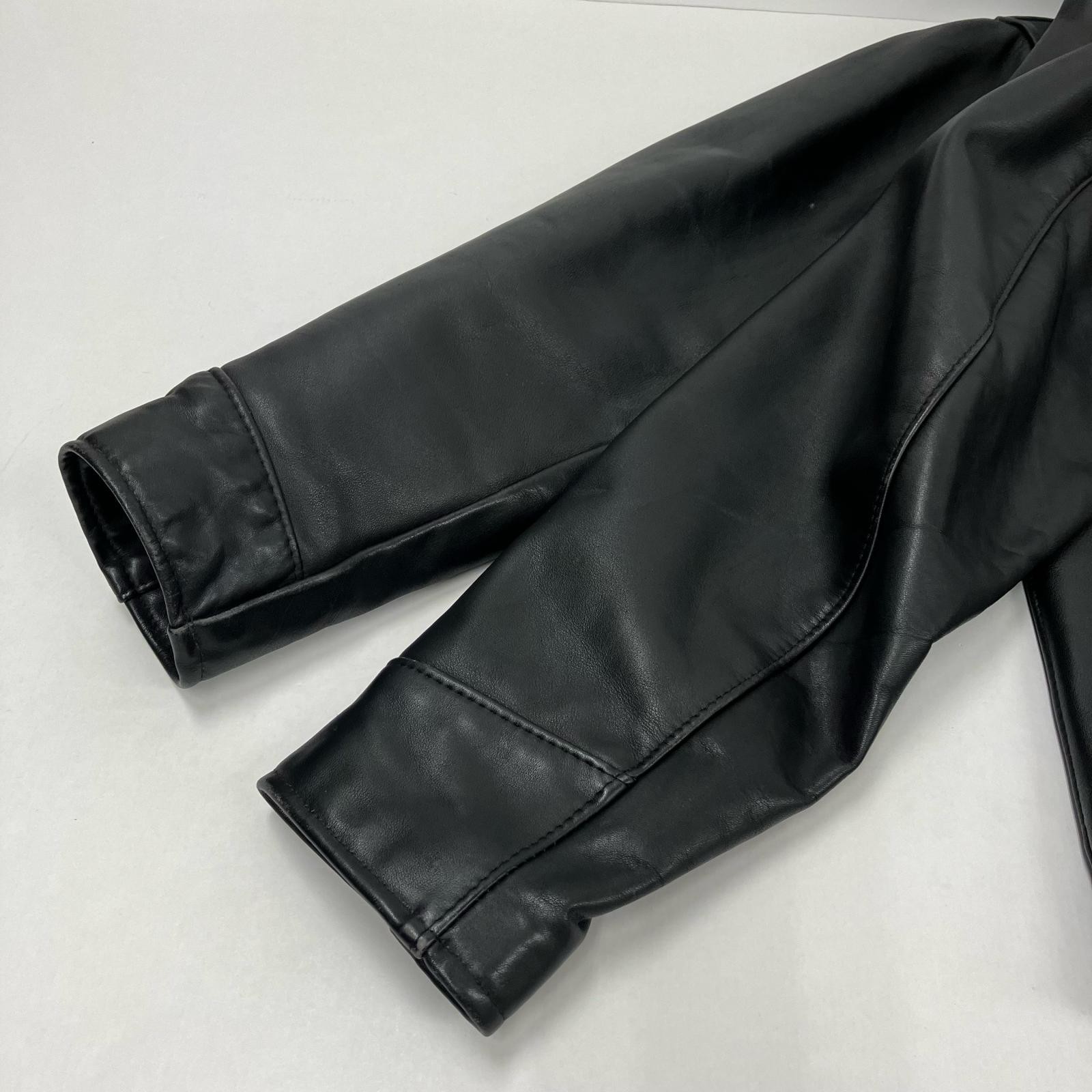Schott Leather Liner Missing Black Jacket Size 34… - image 5