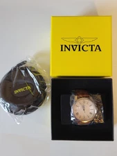Invicta 47773 Celestial Men’s 43mm Quartz Leather Band Watch & Invicta  Case!