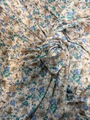 3 METER VALENTINO SCUBA KREPP JERSEY 4 WEGE STRETCH BLUMEN KLEID STOFF GÜNSTIG