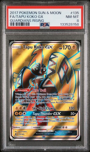 Tapu Koko-GX graded PSA 8 for sale on eBay