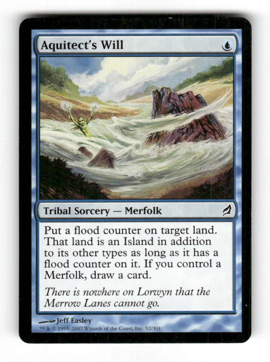 Aquitect's Will 52 Common Lorwyn Magic: The Gathering Near Mint