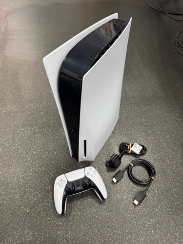 Sony PlayStation 5 PS5 1TB CFI-1116A Disk Console with Controller / Cables - ...
