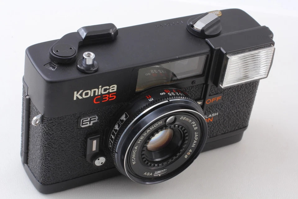 [Exc+5] Konica C35 EF w/ Hexanon 38 mm F2.8 From JAPAN - Image 4 of 4