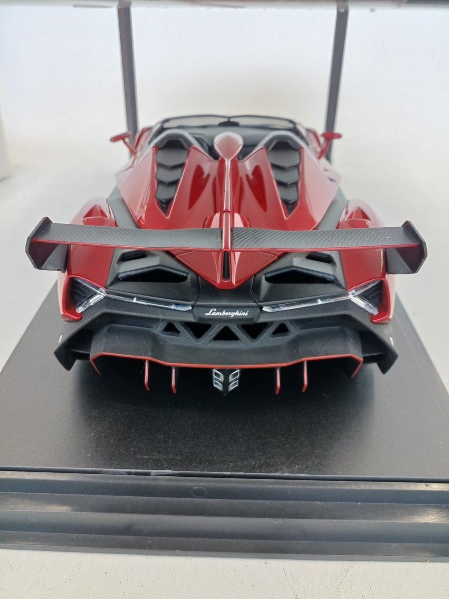 Kyosho 1/18 Lamborghini Veneno Roadster Red Metallic Diecast Model
