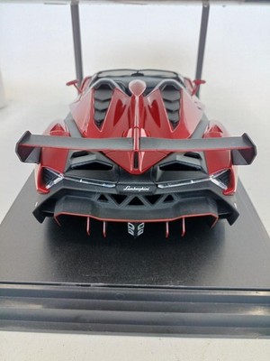 Kyosho 1/18 Lamborghini Veneno Roadster Red Metallic Diecast Model