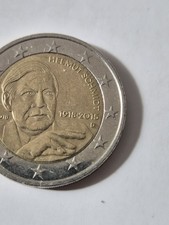 2 Euro Münze Gedenkmünze 2018 D Helmut Schmidt 1918-2015 G