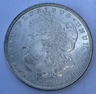 1878 S  Morgan Silver Dollar, UNC, Bright White