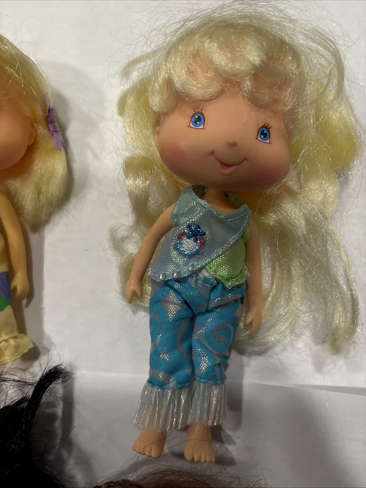 Lote de 3 muñecas Strawberry Shortcake Berry Best Friends Hasbro 2005 Island Friend Foto 2 de 4