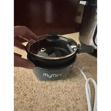 NIB MyMini 5-Inch Noodle Pot, Ramen Pot, Electric Hot Pot   Blackberry