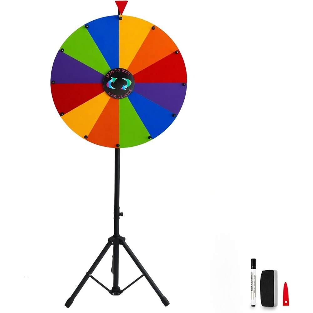 Ruota portafortuna 500 mm giocattolo colore ruota giochi lotteria giochi tavolo vendita IT foto 2