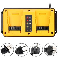 90W Fast Charger for DeWalt 20V Battery Charger Dual Port DCB207 DCB206 DCB204