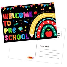 FLYAB 30PCS Welcome to Preschool Postcards for Kids from Teacher Welcome Back...