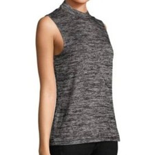 Large Rag & Bone Gray Black Heathered High Ne...