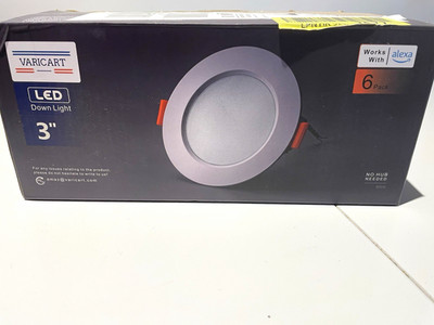 VARICART LED Downlight Spot 3 Zoll rund Weiß, Smart Home Alexa, 6er Pack