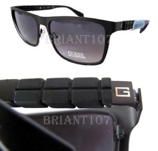 NWT GUESS Mens Sunglasses GF0169 Black matte/Gray 80- tiny defect