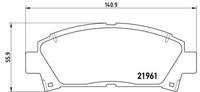 Brembo P 83 028 Bremsbelagsatz, Scheibenbremse For Toyota