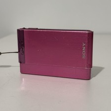 Sony Cyber-shot DSC-T90 Pink Compact Digital Camera TESTED no power for parts