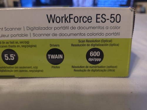 EPSON WORKFORCE ES-50 PORTABLE SHEET-FED DOCUMENT SCANNER FOR PC AND MAC FREE SH - 第 15/24 張圖片