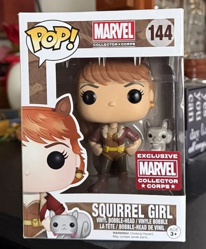 VAULTED  Funko POP! Marvel: SQUIRREL GIRL #144 Marvel Collector Corps Exclusive
