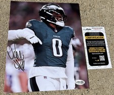 JOSH UCHE SIGNED 8X10 Photo PHILADELPHIA EAGLES JSA COA Michigan Wolverines