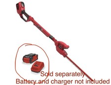 Hedge Cutter Trimmer Cordless Powerworks Long Reach Pole 40V Greenworks