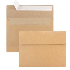 Kraft A7 Envelopes 5x7 White 100 Pack for Invitations Weddings Baby Showers