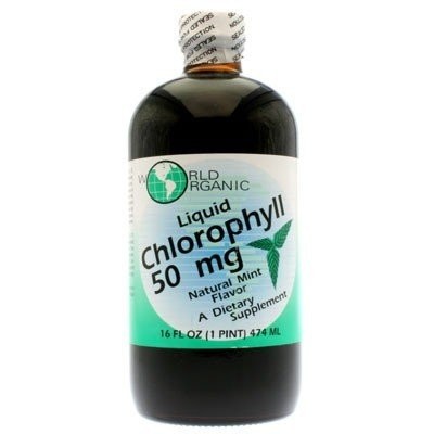 World Organics Chlorophyll Liquid - 50 мгмята 16 унций жидкости 4590₽