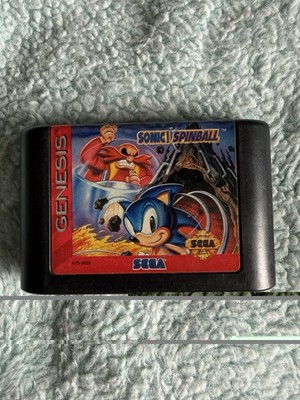 SEGA Sonic Spinball Sega Genesis Sonic the Hedgehog Video Game Cartridge
