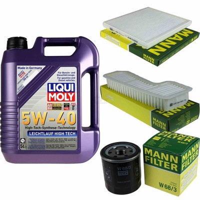 INSPEKTIONSKIT FILTER LIQUI MOLY ÖL 5L 5W-40 für Toyota RAV 4 II CLA2_ XA2_