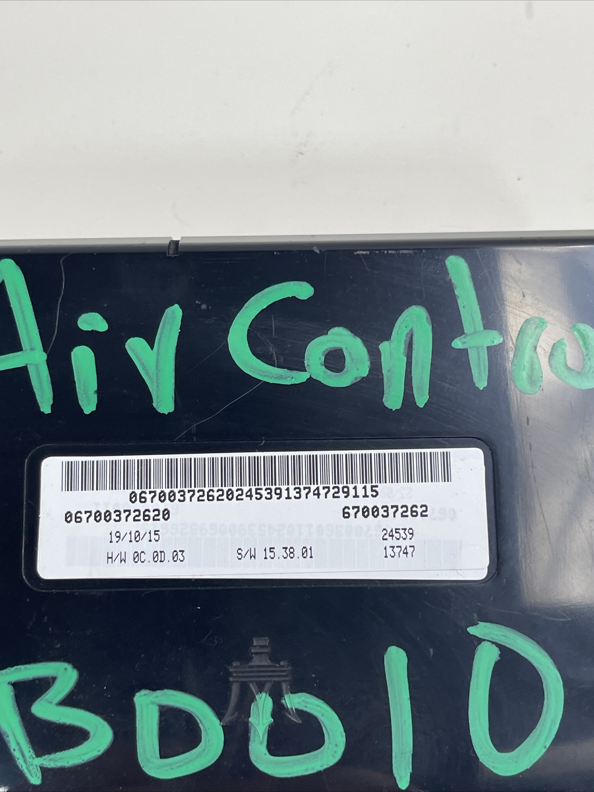 2014 - 2017 Maserati Ghibli Climate Temperature Control Module  OEM  670037262
