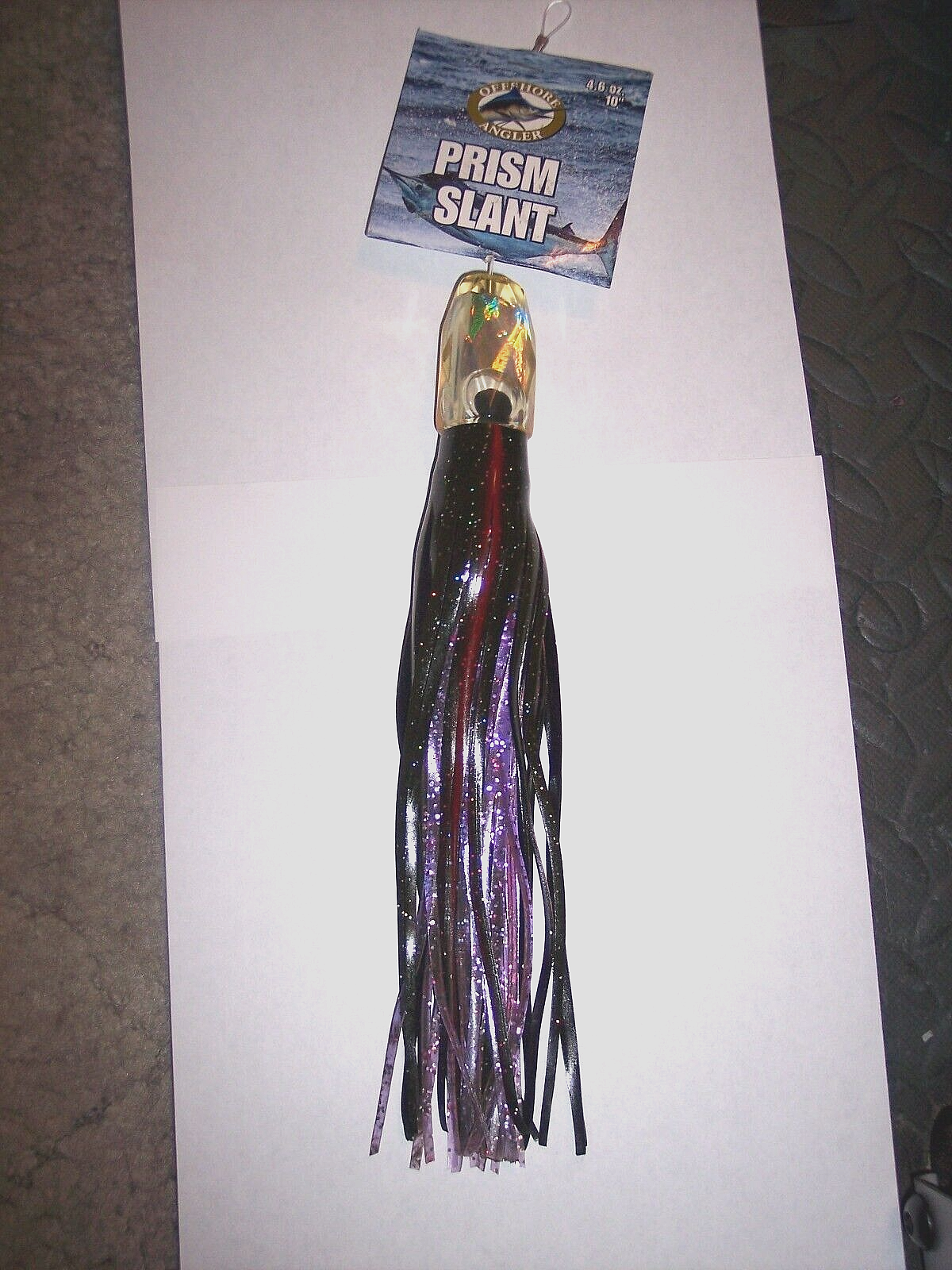 10-inch Prism Slant Squid Lure for Deep Sea and Game Fishing
