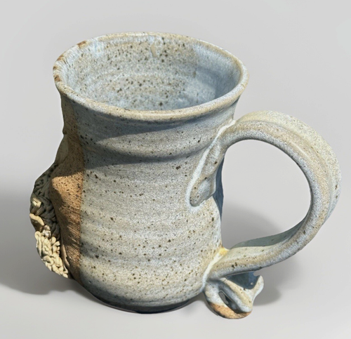 McGillivray Studio h stoneware mug Funny Face Grandpa Dad Folk Art VTG andmade - Picture 3 of 19