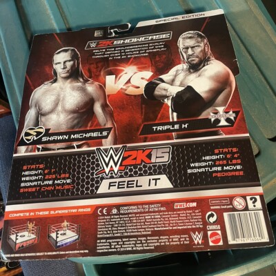 WWE W2K15 D-X Pack, TRIPLE H & HBK FIGURES MOC RETIRED 2