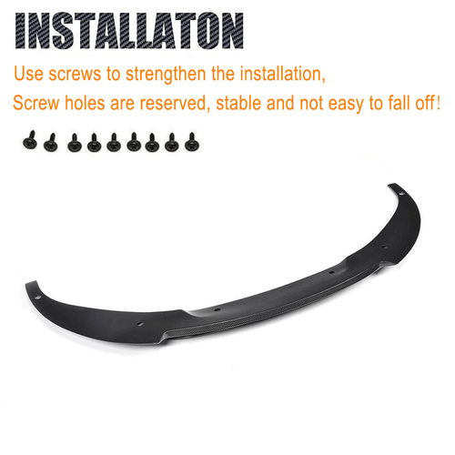 Carbon Frontspoiler Spoilerlippe Ansatz Lippe Schwert für BMW 6er F06 F12 F13 M6 - Picture 9 of 11
