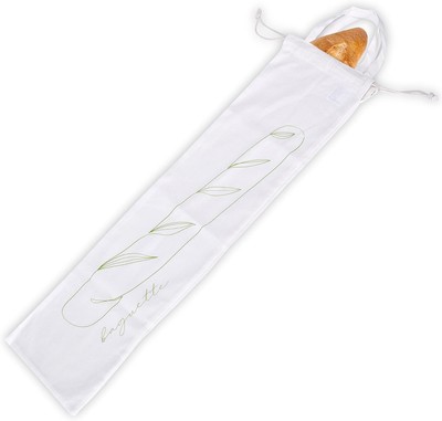Noa Store Reusable Bread Bags for Homemade - One Size, Large, White 