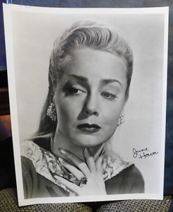 June Havoc autographed 8x10 photo with COA by this sexy & beautiful actress