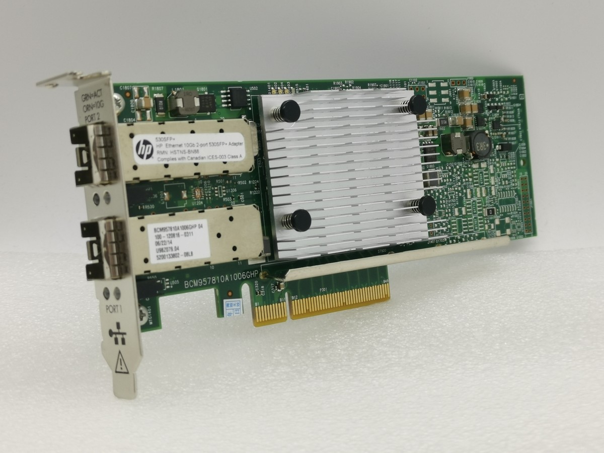 HP ETHERNET 10GB 2-PORT 530SFP+ ADAPTER 652503-B21 656244-001