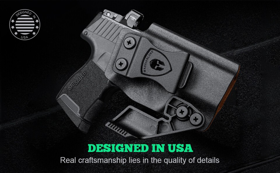 IWB Leather Holsters,Optics Cut For Sig P365/P365 XL/P365 SAS/P365X