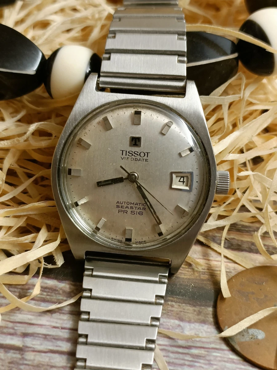 AUTHENTIC TISSOT VISODATE AUTOMATIC SEASTAR PR 516 MEN S DATE