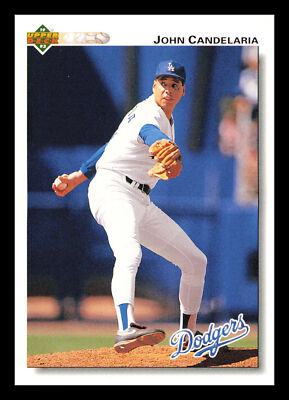 John Candelaria #482 1992 Upper Deck Los Angeles Dodgers Baseball