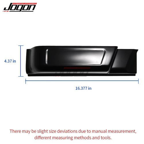 For Toyota FJ Cruiser 2007-22 Tailgate Spare Tire Hinge Handle Cover Trim Black - Foto 2 di 9