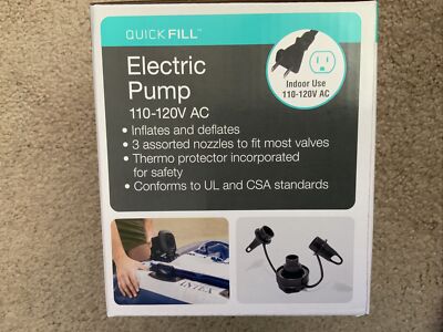 Pompe électrique Intex Quick Fill - 110-120V - Gonfle Et Dégonfle - Neuve