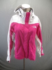 The North Face Size L Womens 100 Nylon Full Zip Stand Collar Windbreaker 025