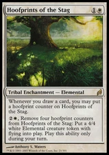 MTG Magic the Gathering Hoofprints of the Stag (21/312) Lorwyn MP