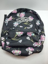 VANS Off The Wall Flower Print Backpack 18x15