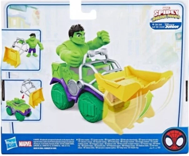 HULK Smash Truck Spidey and His Amazing Friends with Action Figure Preschool Toy - Image 2 of 2