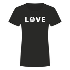 Love Fahrrad Damen T-Shirt - Fahrrad Rennrad Mountain Bike Down Hill Liebe
