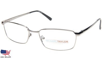 NEW Richard Taylor SCOTTSDALE MADDOX GUNMETAL EYEGLASSES GLASSES 54-17-140 B30mm