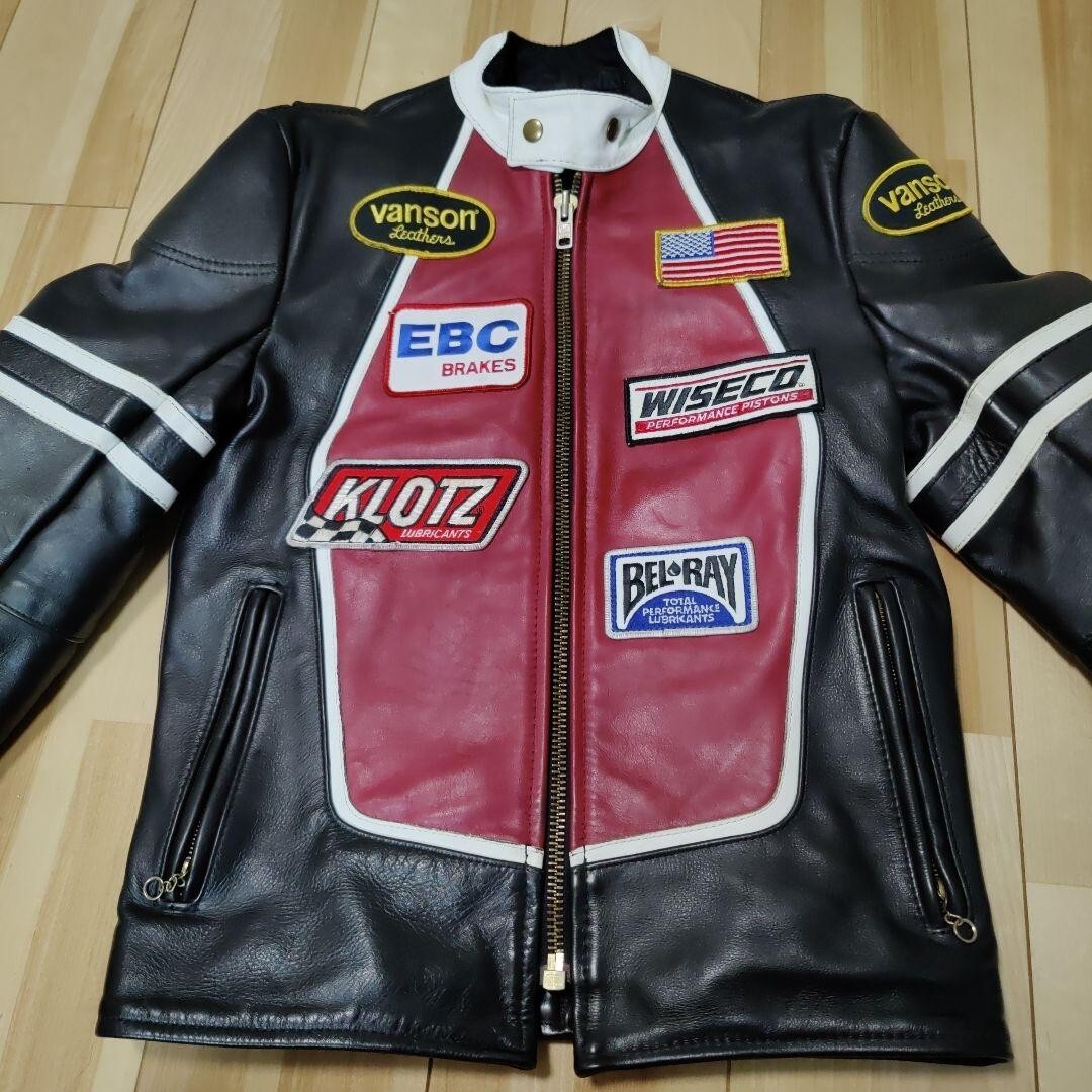 VANSON STAR RIDERS JACKET 36 size / バンソン スター ライダース 